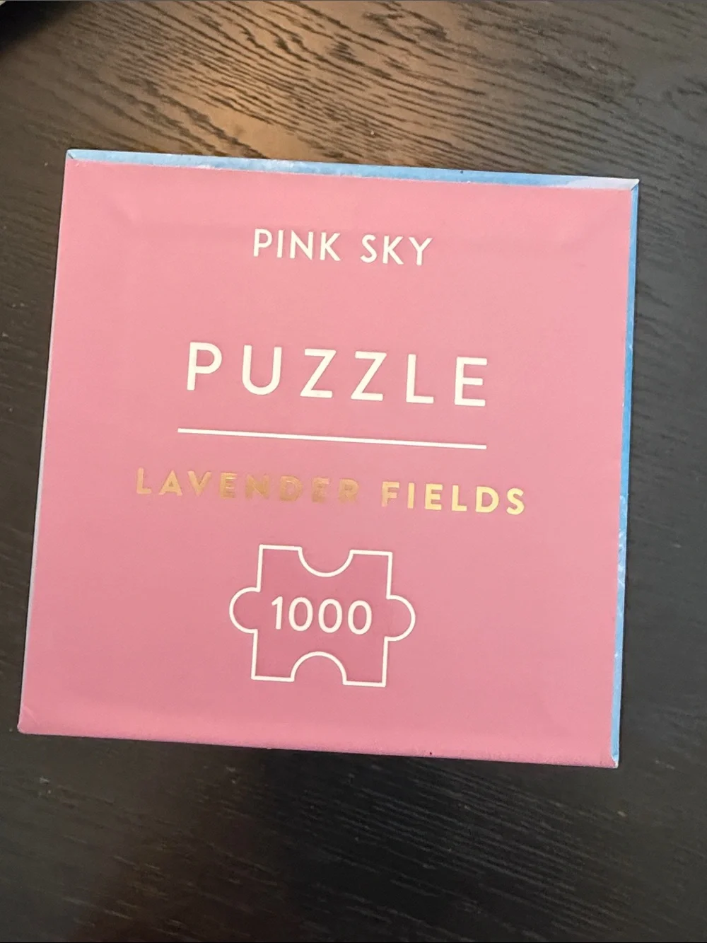 Like New, Pink Sky Lavender Fields 1000-Piece Puzzle - Colorful Floral Artwork